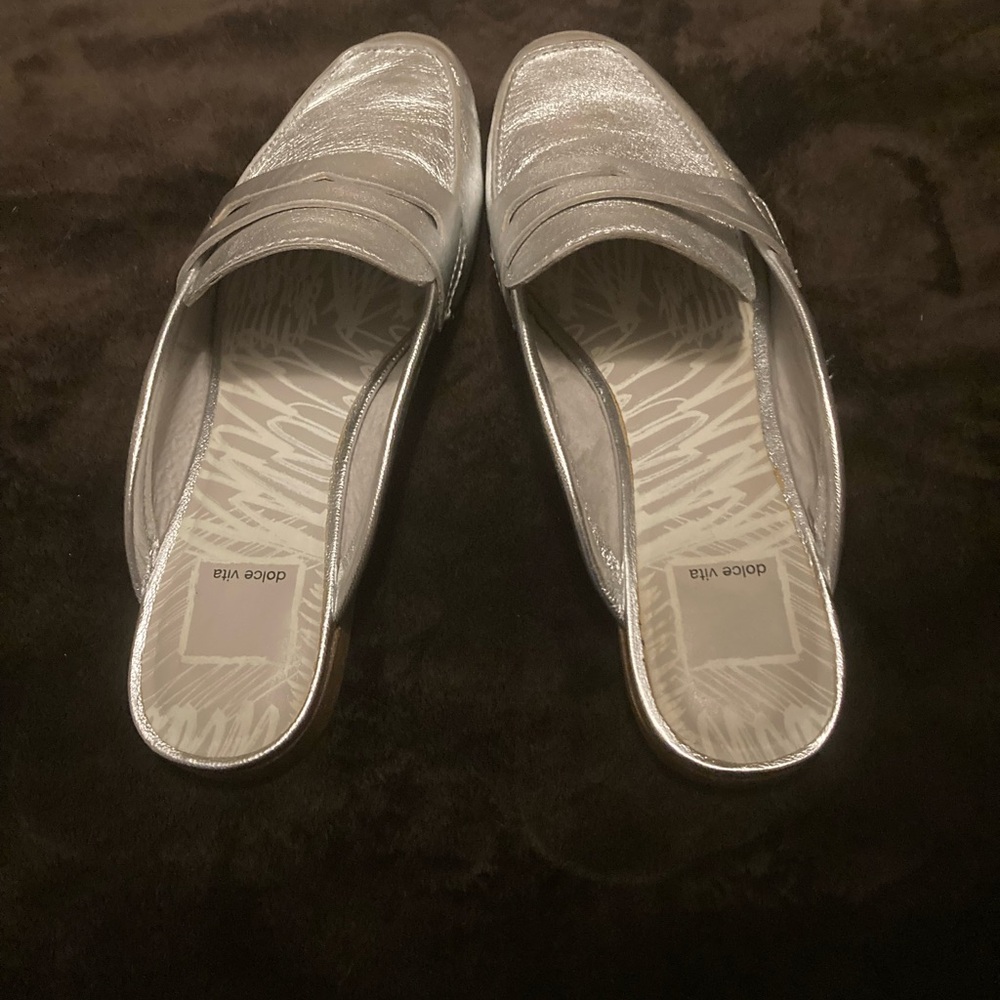 Dolce Vita Metallic Silver Women's Flats